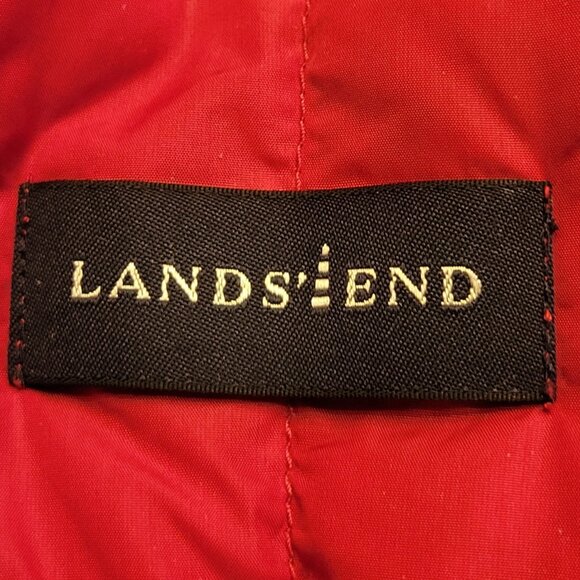 Lands' End Goosedown Feathers Insulated Puffer Vest Cranberry Plus Size 18-20 - Picture 7 of 11